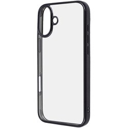 RT-P48CC16/BM [iPhone 16 Plus用 Like standard 衝撃吸収 バンパー メタリック ハイブリッドケース/ブラック]