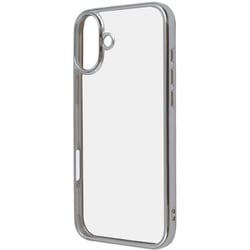 RT-P48CC16/SVM [iPhone 16 Plus用 Like standard 衝撃吸収 バンパー メタリック ハイブリッドケース/シルバー]