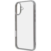 RT-P48CC16/SVM [iPhone 16 Plus用 Like standard 衝撃吸収 バンパー メタリック ハイブリッドケース/シルバー]