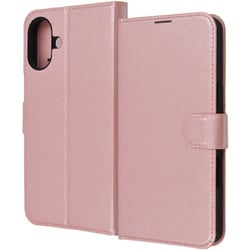 RT-P48ELC1/P [iPhone 16 Plus用 Like standard 耐衝撃 マグネットベルト シンプル 手帳型レザーケース/シャイニーピンク]