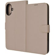 RT-P48ELC1/BE [iPhone 16 Plus用 Like standard 耐衝撃 マグネットベルト シンプル 手帳型レザーケース/シャイニーベージュ]