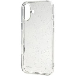 RT-DP48A/MKM [iPhone 16 Plus用 ディズニー/Like standard 衝撃吸収 バンパー キラキラ ラメ TPUソフトケース/ミッキーマウス]