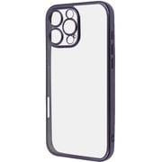 RT-P49PFC2/VM [iPhone 16 Pro Max用 Like standard 精密設計 カメラ保護 衝撃吸収 バンパー メタリック TPUソフトケース/パープル]
