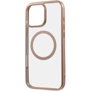 RT-P49MG3/PGM [iPhone 16 Pro Max用 Like standard MagSafe対応 マグネットアクセサリー対応 衝撃吸収 バンパー マット メタリック ハイブリッドケース/ピンクゴールド]