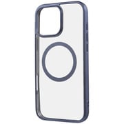 RT-P49MG3/LAM [iPhone 16 Pro Max用 Like standard MagSafe対応 マグネットアクセサリー対応 衝撃吸収 バンパー マット メタリック ハイブリッドケース/ライトブルー]