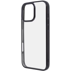 RT-P49CC16/BM [iPhone 16 Pro Max用 Like standard 衝撃吸収 バンパー メタリック ハイブリッドケース/ブラック]