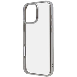 RT-P49CC16/SVM [iPhone 16 Pro Max用 Like standard 衝撃吸収 バンパー メタリック ハイブリッドケース/シルバー]