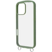 RT-P49CMD1/OV [iPhone 16 Pro Max用 Like standard Puffull 耐衝撃 バンパー ストラップ金具付き ハイブリッドケース/カーキ]