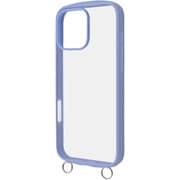 RT-P49CMD1/PA [iPhone 16 Pro Max用 Like standard Puffull 耐衝撃 バンパー ストラップ金具付き ハイブリッドケース/ペールブルー]