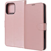RT-P49ELC1/P [iPhone 16 Pro Max用 Like standard 耐衝撃 マグネットベルト シンプル 手帳型レザーケース/シャイニーピンク]