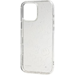 RT-DP49A/MKM [iPhone 16 Pro Max用 ディズニー/Like standard 衝撃吸収 バンパー キラキラ ラメ TPUソフトケース/ミッキーマウス]