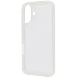 IN-P46CKR1/LY [iPhone 16用 衝撃吸収 バンパー キラキラ オーロラ パール調ラメ ハイブリッドケース/ライトイエロー]