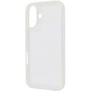 IN-P46CKR1/LY [iPhone 16用 衝撃吸収 バンパー キラキラ オーロラ パール調ラメ ハイブリッドケース/ライトイエロー]