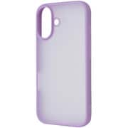IN-P46BS4/WLD [iPhone 16用 SHEER 衝撃吸収 バンパー 指紋防止 マット シアー ハイブリッドケース/シアーホワイト_ラベンダー]