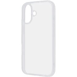 IS-P46CC11/MCM [iPhone 16用 衝撃吸収 バンパー 傷に強い 硬度10H ハイブリッドガラスケース/マット_クリア]