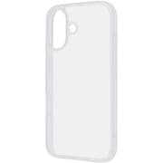 IS-P46CC11/MCM [iPhone 16用 衝撃吸収 バンパー 傷に強い 硬度10H ハイブリッドガラスケース/マット_クリア]