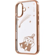 IN-AP46MCC1PG/MT60 [iPhone 16用 ムーミン/衝撃吸収 バンパー メタリック ハイブリッドケース/リトルミイ星空_メタリック]