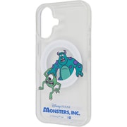IN-DP46TC16/MI13 [iPhone 16用 ディズニー ピクサー/ぴかてる MagSafe対応 マグネットアクセサリー対応 衝撃吸収 バンパー TPUソフトケース/マイクとサリー]