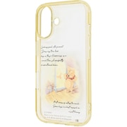 IN-DP46UKMD/PO40 [iPhone 16用 ディズニー/衝撃吸収 バンパー ハイブリッドケース/プー_丸いおなか]