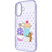 IN-WP46UKMD/TJ51 [iPhone 16用 トムとジェリー/衝撃吸収 バンパー ハイブリッドケース/ジェリーとタフィー_アイス]