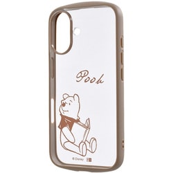 IN-DP46CMD2/PO25 [iPhone 16用 ディズニー/Puffull 衝撃吸収 バンパー ハイブリッドケース/くまのプーさん]