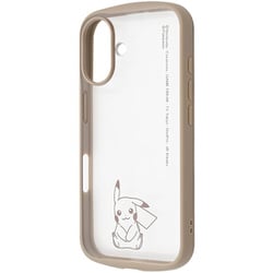 IN-PP46CMD2/PK2M [iPhone 16用 ポケットモンスター/Puffull 衝撃吸収 バンパー ハイブリッドケース/ピカチュウ]
