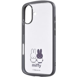 IN-BP46CMD2/MFM [iPhone 16用 ミッフィー/Puffull 衝撃吸収 バンパー ハイブリッドケース/ミッフィー]