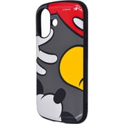 IN-DP46AC4/MK26 [iPhone 16用 ディズニー/超！ 保護ケース MiA 衝撃吸収 バンパー ハイブリッドケース/ミッキーマウスカラー_1]