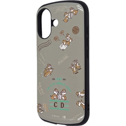 IN-DP46AC4/CD9 [iPhone 16用 ディズニー/超！ 保護ケース MiA 衝撃吸収 バンパー ハイブリッドケース/チップ＆デール_ベストフレンズ]
