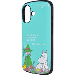 IN-AP46AC4/MT16 [iPhone 16用 ムーミン/超！ 保護ケース MiA 衝撃吸収 バンパー ハイブリッドケース/ムーミン＆スナフキン]