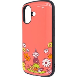 IN-AP46AC4/MT24 [iPhone 16用 ムーミン/超！ 保護ケース MiA 衝撃吸収 バンパー ハイブリッドケース/リトルミイ＆お花]