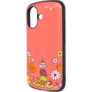 IN-AP46AC4/MT24 [iPhone 16用 ムーミン/超！ 保護ケース MiA 衝撃吸収 バンパー ハイブリッドケース/リトルミイ＆お花]
