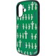 IN-AP46AC4/MT70 [iPhone 16用 ムーミン/超！ 保護ケース MiA 衝撃吸収 バンパー ハイブリッドケース/ニョロニョロ_モノクロ総柄]