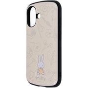 IN-BP46AC4/MF49 [iPhone 16用 ミッフィー/超！ 保護ケース MiA 衝撃吸収 バンパー ハイブリッドケース/フラワー]