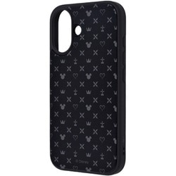 IQ-DP46K4TB/KH009 [iPhone 16用 キングダム ハーツ/maru 衝撃吸収 バンパー ハイブリッドケース/キングダムハーツ_シンボル]
