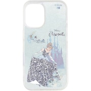 IJ-DP46LG1S/CN6 [iPhone 16用 ディズニー/衝撃吸収 バンパー 動く キラキラ ラメ グリッターケース/シンデレラ_ブルードレス]