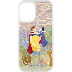 IJ-DP46LG1S/SW2 [iPhone 16用 ディズニー/衝撃吸収 バンパー 動く キラキラ ラメ グリッターケース/白雪姫_目覚めのシーン]