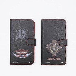 IJ-DMP46ELC1BR/IRM8 [iPhone 16用 マーベル/衝撃吸収 マグネットベルト シンプル 手帳型レザーケース/アイアンマン_5]