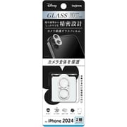 IN-DP4648FG/CAMK45 [iPhone 16/16 Plus用 ディズニー/ガラスフィルム カメラ保護 一体型 クリア 硬度10H/ミッキー_アイコン]