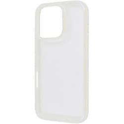 IN-P47CKR1/LA [iPhone 16 Pro用 衝撃吸収 バンパー キラキラ オーロラ パール調ラメ ハイブリッドケース/ライトブルー]