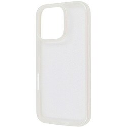 IN-P47CKR1/LG [iPhone 16 Pro用 衝撃吸収 バンパー キラキラ オーロラ パール調ラメ ハイブリッドケース/ライトグリーン]