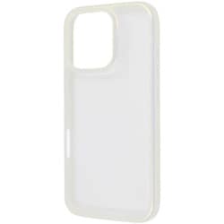 IN-P47CKR1/LY [iPhone 16 Pro用 衝撃吸収 バンパー キラキラ オーロラ パール調ラメ ハイブリッドケース/ライトイエロー]