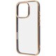 IN-P47CC17/BGD [iPhone 16 Pro用 LUSTANT 衝撃吸収 バンパー キラキラ メタリック カラフル ハイブリッドケース/ブラック_ゴールド]