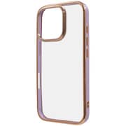 IN-P47CC17/LDGD [iPhone 16 Pro用 LUSTANT 衝撃吸収 バンパー キラキラ メタリック カラフル ハイブリッドケース/ラベンダー_ゴールド]