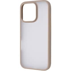 IN-P47BS4/WBE [iPhone 16 Pro用 SHEER 衝撃吸収 バンパー 指紋防止 マット シアー ハイブリッドケース/シアーホワイト_ベージュ]