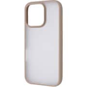 IN-P47BS4/WBE [iPhone 16 Pro用 SHEER 衝撃吸収 バンパー 指紋防止 マット シアー ハイブリッドケース/シアーホワイト_ベージュ]