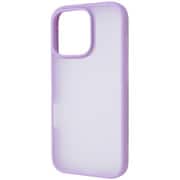 IN-P47BS4/WLD [iPhone 16 Pro用 SHEER 衝撃吸収 バンパー 指紋防止 マット シアー ハイブリッドケース/シアーホワイト_ラベンダー]