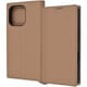 IN-P47TBC9/TGR [iPhone 16 Pro用 Durable 耐衝撃 マグネット不使用 シンプル スクエア 手帳型レザーケース/トープ_ライトグレー]