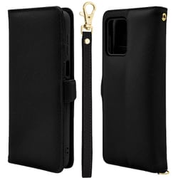 8342MOG64BHSBK [moto g64 5G/moto g64y 5G用 手帳型ケース カード入れ おしゃれ スタンド機能 シンプル ハンドストラップ付き マグネット式 ブラック]