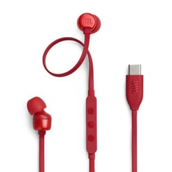 JBL Tune 310C USB Type-C接続 有線イヤホン レッド JBLT310CRED